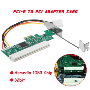 PCI-e PCI Express to PCI Adapter Card Riser Extender Converter 32bit 1083 Chip - Picture 1 of 7