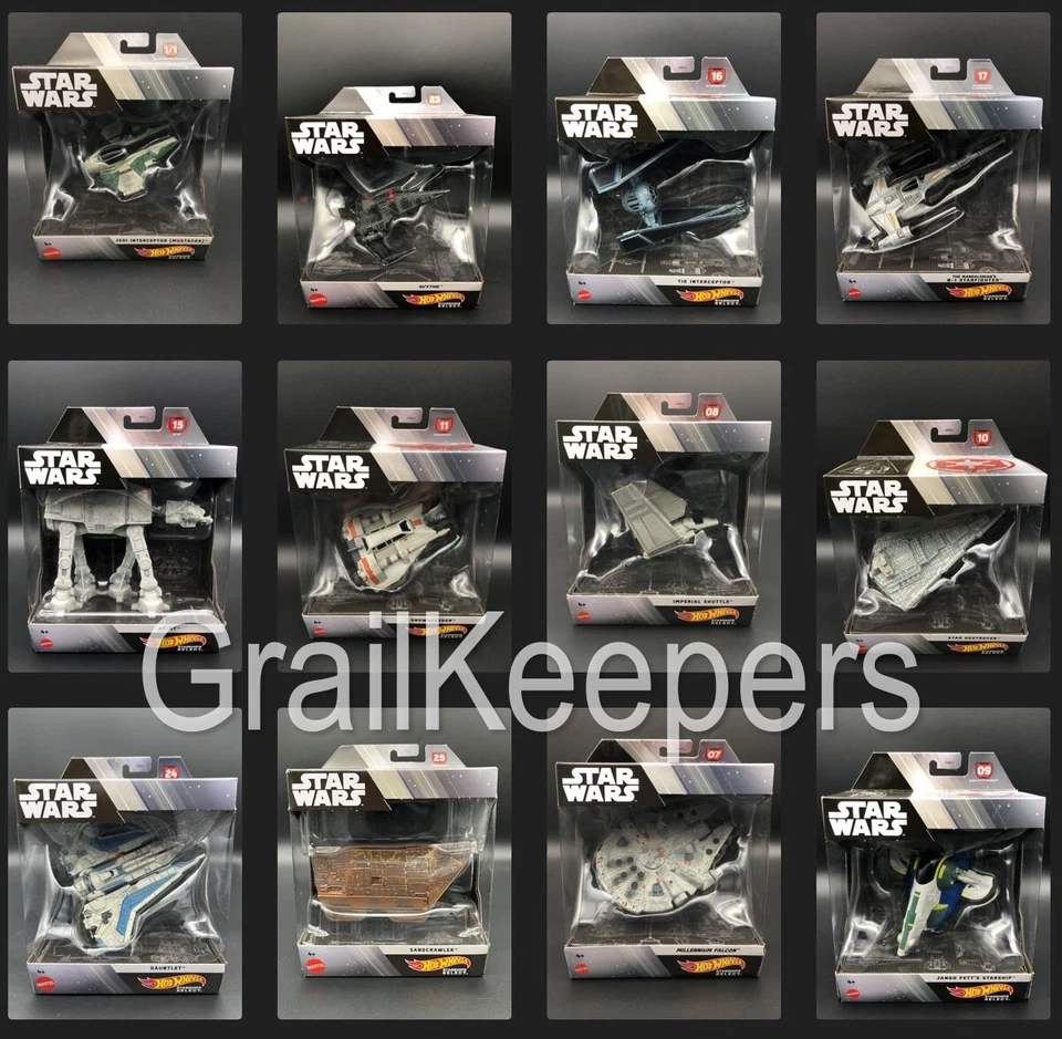 Vehículos diecast selectos Hot Wheels Star Wars Starships ** Tú eliges ** 1-33 Chase Foto 1 de 1