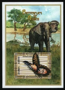 Zambia 2000 - Mi-Nr. Bloque 68 ** - MNH - Mariposas / Mariposas - Imagen 1 de 1