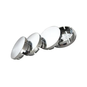 4Pcs Silver Wheel Center Hub Caps Cover Hubcaps Rim Automobile Dust Cover 56mm - Picture 1 of 6