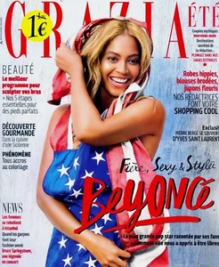 BEYONCE_ANNA KARINA JEAN LUC GODARD_PIERRE BERGE GRAZIA France July 2016 NEW - Imagen 1 de 1