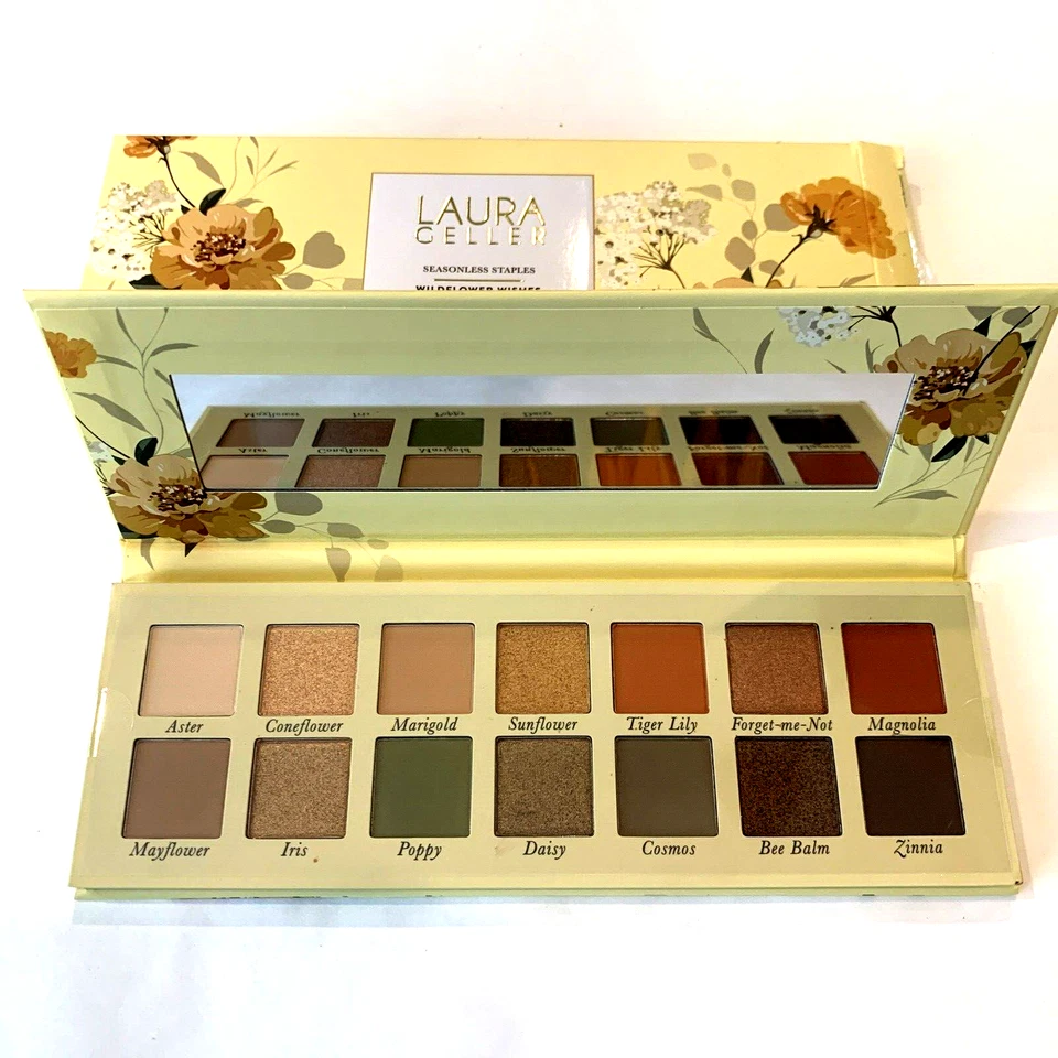 Laura Geller Seasonless Staples Wildflower Wishes Eyeshadow Palette 14 Shades