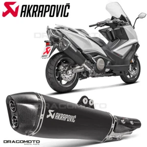 KYMCO AK 550 2017-2020 Scarico AKRAPOVIC Nero S-KY5SO1-HRAASSBL - Imagen 1 de 7