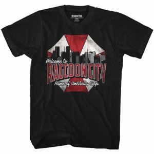 Camiseta para hombre Resident Evil Zombie Game Raccoon City Home of Umbrella Corp - Imagen 1 de 5
