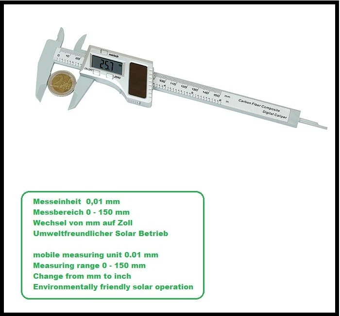 Lindner 8044 digitale solar Schieblehre