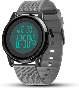 Mens Digital Watch Ultra-Thin Sports Waterproof Simple Watch Stainless Steel ... - Picture 1 of 1