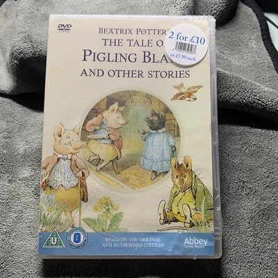 Beatrix Potter The Tale of Pigling Bland and Other Stories - DVD New Sealed.  - Image 1 of 4