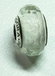 791656 Frosty Mint Shimmer "mint hue" Pandora Charm S925 ALE, Murano Glass - Picture 1 of 6