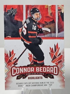 2023-24 Upper Deck Connor Bedard Collection Highlights #3 Chicago Blackhawks RC - Picture 1 of 2