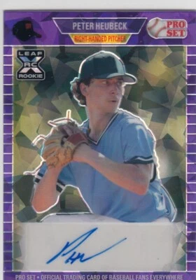 2020 Leaf pro set purple auto Peter Holbeck  7/15 - Image 1 of 2