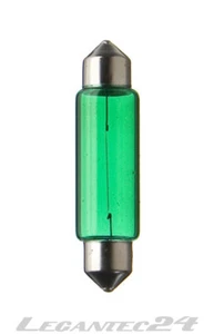 Soffitte 24V 5W S8,5 11x44mm Verde Bombilla Bombilla 24Voltios 5W Nuevo - Imagen 1 de 1