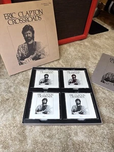 1988 Eric Clapton Crossroads 4 Compact Disc Edition CD Box Set with Booklet - Picture 1 of 7