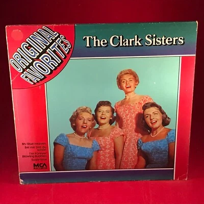 THE CLARK SISTERS Original Favorites 1980 German vinyl LP Paper Doll Sugartime - Image 1 of 4