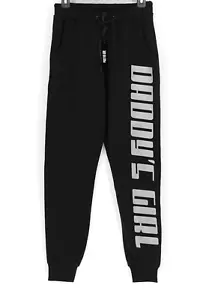 POSTER GIRL REFLECTIVE LOGO DADDY'S GIRL LEFT LEG SWEATPANTS/JOGGER SIZE S BLACK - Picture 1 of 4