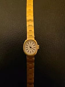 Gradus Mechanical Manual Movement - Womens Watch Gold Plated - Picture 1 of 3