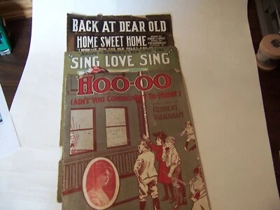 Antique Sheet Music by Swartz, Ingraham, and Vanderslootl   #M29 - Image 1 of 4