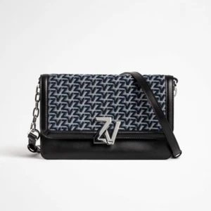 ZADIG & VOLTAIRE ZV Initiale Monogram La Clutch / SKAT2004F - Picture 1 of 8