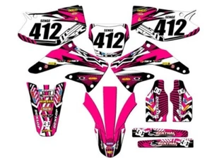 2002-2004 CRF 450 R MAYHEM Pink Senge Graphics Kit Compatible with Honda - Picture 1 of 10