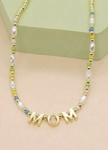 Mom Necklace, Gift for Mom from Son, Mother's Day Jewelry Gifts - Picture 1 of 7