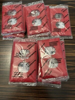 Lot Of 12  Pass & Seymour Legrand TP8-RED Trademaster Wall Plate Red Single Gang Foto 1 de 4