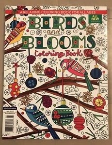 Birds & Blooms Coloring Book For All Ages Winter 2016 FREE SHIPPING JB - Bild 1 von 1