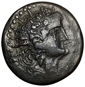 Caria, Rhodes AE35 "Dioynsos & Nike" Hierokles Magistrate - Picture 1 of 5