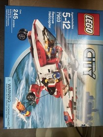 LEGO 7903 City Rescue Helicopter Sealed  HTF Worn Box See Pics Fast Shipping