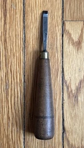 Vintage S. J. ADDIS 1/4” Straight Carving Chisel - Picture 1 of 11