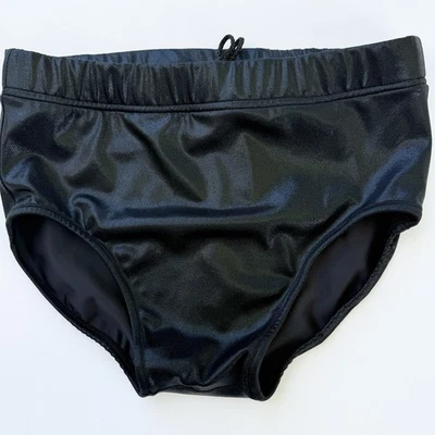 Pro Grade Wrestling Solid Black Wrestling trunks tights gear - Image 1 of 4