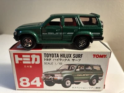 Tomica Tomy Toyota Hilux Surf #84 con caja Foto 1 de 4
