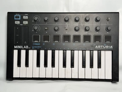 Arturia MiniLab MKII 25-Key USB Midi Controller Compact Keyboard, Inverted Color - Image 1 of 4