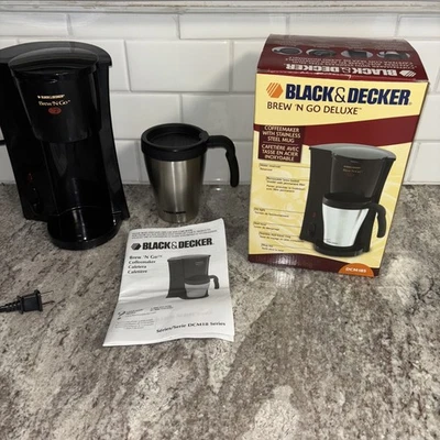 Black & Decker Brew N Go Deluxe DCM185 W/ Permanent Filter -New Coffee For One! - Image 1 of 4