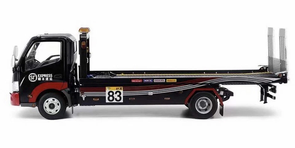 TINY  HINO 300 Flatbed Tow Truck Lorry SF Express 1/18 NIB. TAPE UNCUT - Image 1 of 4