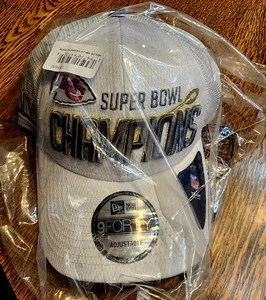 New Era Mütze Kansas City Chiefs Super Bowl LIV Champions verstellbar - Weiß Neu - Bild 1 von 2
