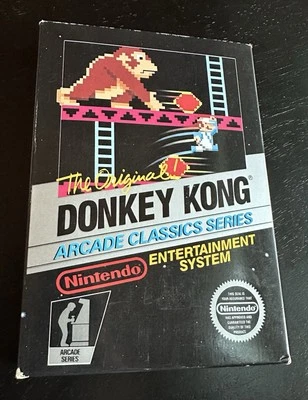 Donkey Kong SOLO EN CAJA Hangtab Black Box en muy buen estado (Nintendo NES, 1986) ¡RARO! 🔥 Foto 1 de 4