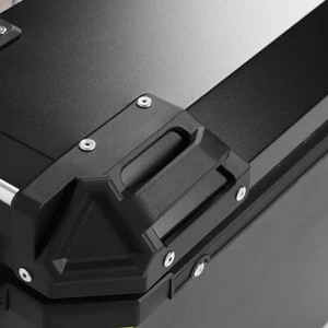Motorrad Seitenkoffer Aluminiumlegierung 28L Hard Side Saddlebag Box Mit - Bild 1 von 23
