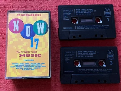 NOW THAT'S WHAT I CALL MUSIC 17 - UK CASSETTE TAPE X 2 - VARIOUS ARTISTS - Image 1 of 4