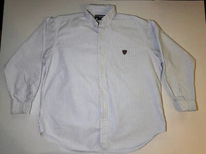 Camisa de golf Ralph Lauren para hombre talla XL azul a rayas *Ver descripción - Imagen 1 de 16