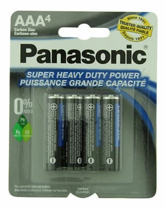 16 Stück Größe AAA Panasonic Top Schwerlast Karte 1,5 V Akku - Bild 1 von 7