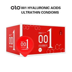 40 Condoms ZEROONE Ultra Thin Hyaluronic Acids Condoms Natural Latex 4 box - Picture 1 of 12