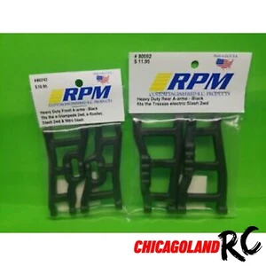 RPM 80242 braccio a A anteriore e 80592 nero posteriore 1/10 barra Traxxas 2wd VXL XL-5 Raptor - Foto 1 di 1