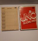 Vintage  Nos Uno Unused Score Sheet Pad Dated 1978     A-12