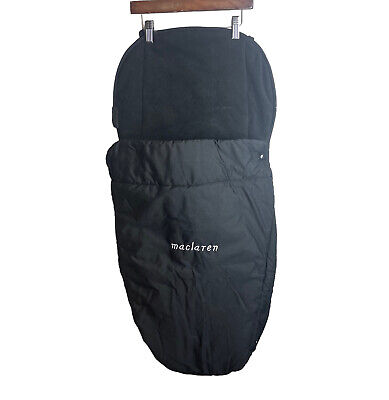 Maclaren Stroller Footmuff Bunting Blanket Black  Universal • 53.73$