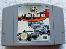 N64 PAL - F1 World Grand Prix - Cartridge with Manual Only Tested and Working