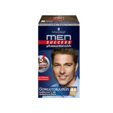 1X Schwarzkopf Men Success Professional Hair Color Dye Kit 40 Medium Brown