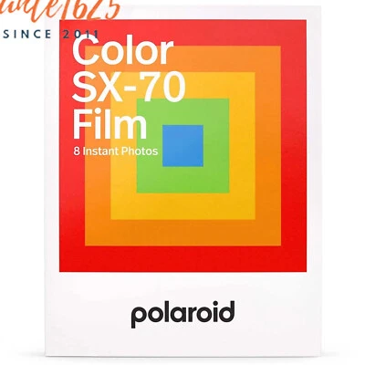 Film couleur Polaroid SX-70 neuf scellé pour tous les appareils photo Polaroid SX-70 - 8 photos - Photo 1/2