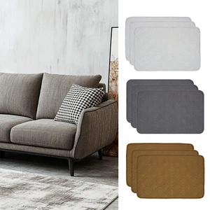 3Pcs Sofa Headrest Cover Soft Sofa Headrest Protector Polyester Sofa Arm guZRy - Picture 1 of 27