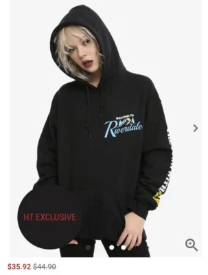 Толстовка с капюшоном Black Riverdale размер S маленькая SouthSide Serpents - Изображение 1 из 4