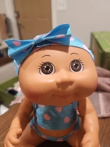 Cabbage Patch Kids Swim Time Tiny Newborn Baby 9" Doll Name (Paris Cassidy) - Picture 1 of 5