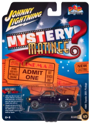 Johnny Lightning Pop Culture Mystery Matinee 1985 Toyota SR5 Pickup 1:64 Car - Image 1 of 4